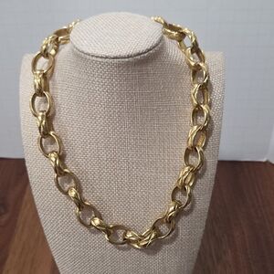 Gold Tone Chain Necklace